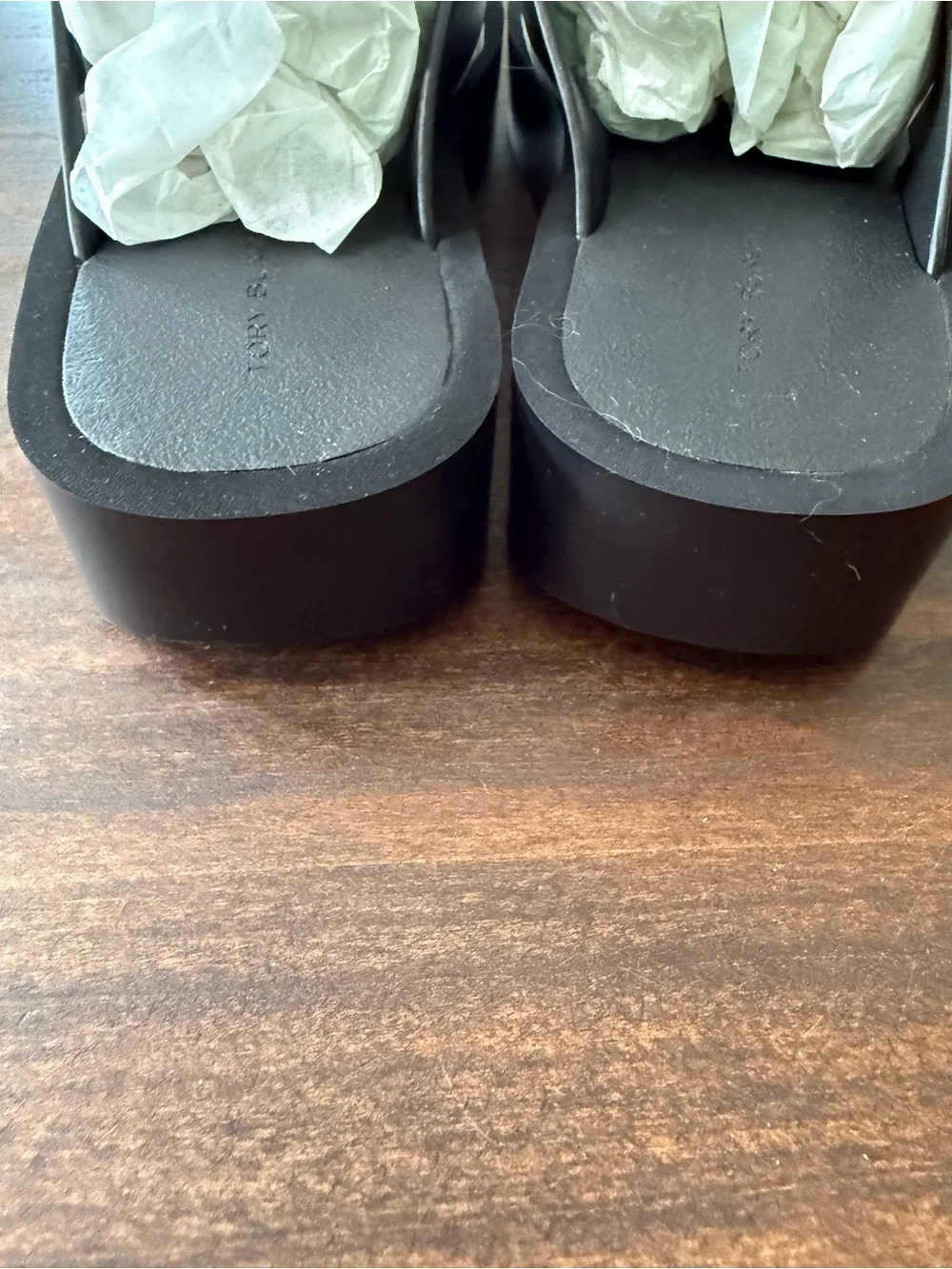 Tory Burch Women's Leather Platform Flip Flops